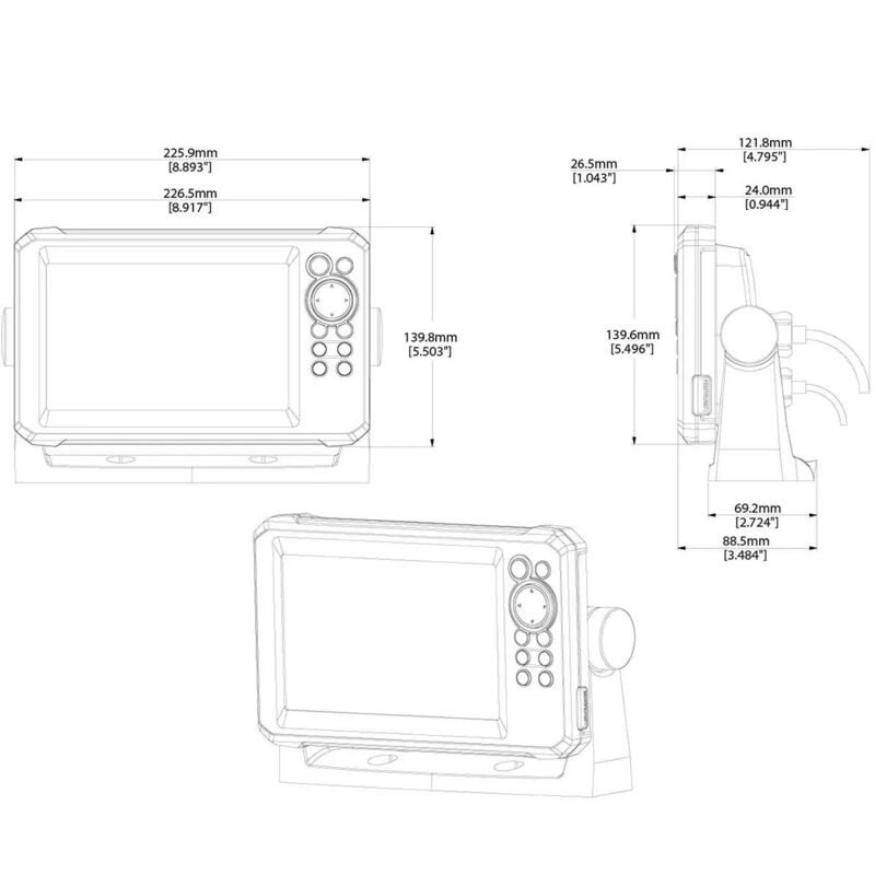 Эхолот Eagle 7, датчик TripleShotHD 000-16121-001