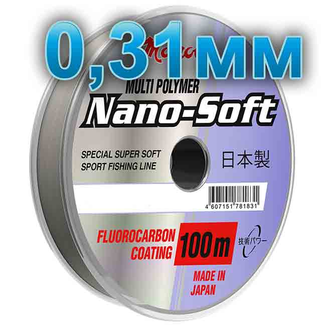 Леска Nano-Soft 0,31мм, 10кг 100м