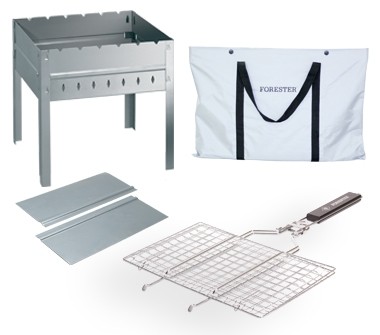 Мангал + решетка + роллы + сумка