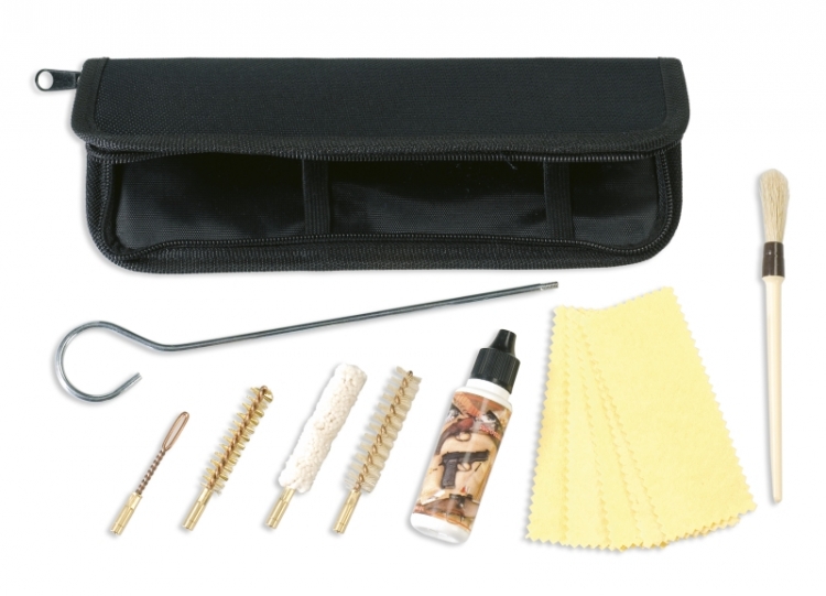 Набор пистолетный, к.9 (шомпол, масло, кисть, вишер, ерши, ветошь)