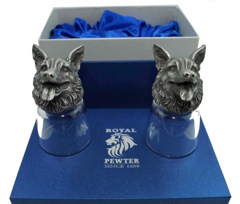 Рюмки Немецкая Овчарка (2 шт)